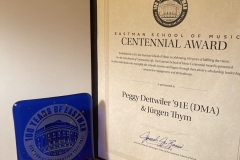 Eastman School of Music Centennial Celebration Gala - Sept. 30, 2022