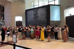 Mansfield University Concert Choir at the Sagrada Familia Basilica in Barcelona (May 2022)