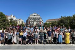 Mansfield University Concert Choir in Spain during the 2022 International Tour